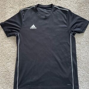 Adidas Black Short Sleeve Performance Tee